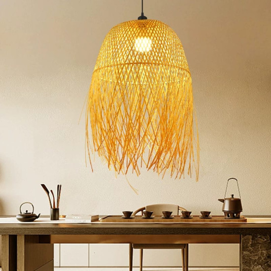 Straw Chandelier